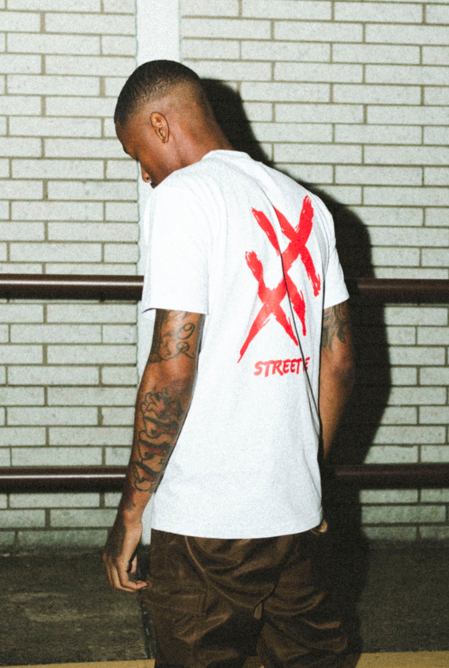 Strixe Established Logo Tee Red and White