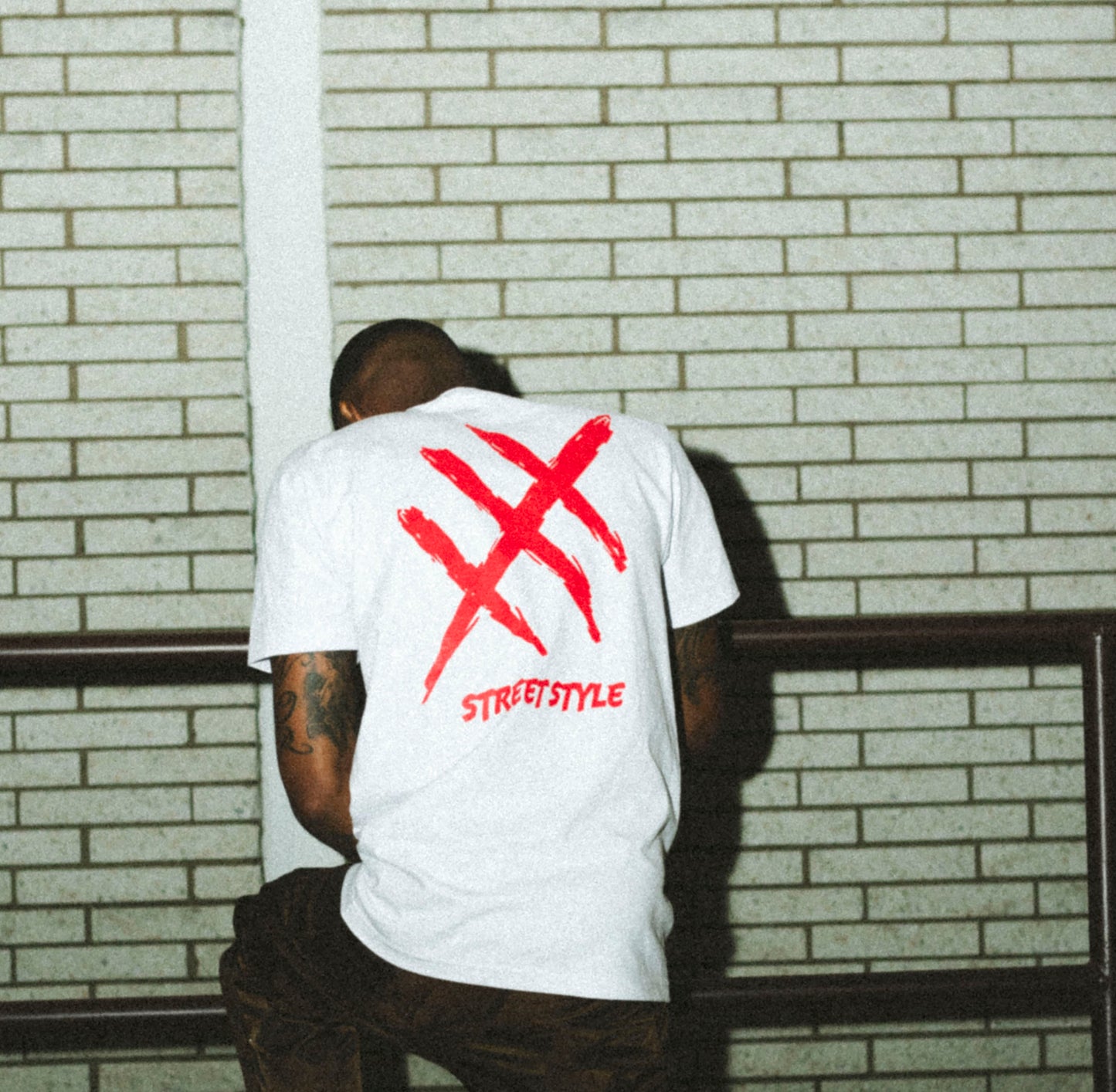 Strixe Established Logo Tee Red and White